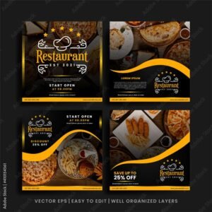 Restaurant Social Media Bundle