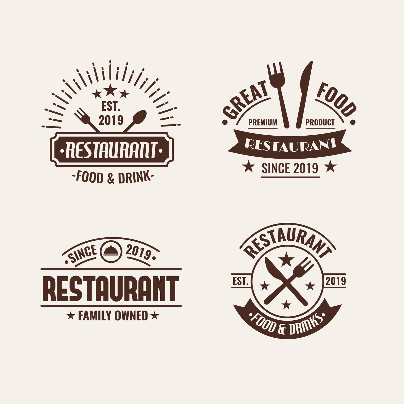 Restaurant Logo Pack
